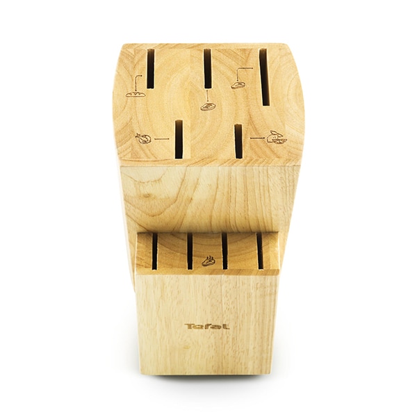 Set cutite TEFAL Comfort K221SB14, 9 piese, inox, negru