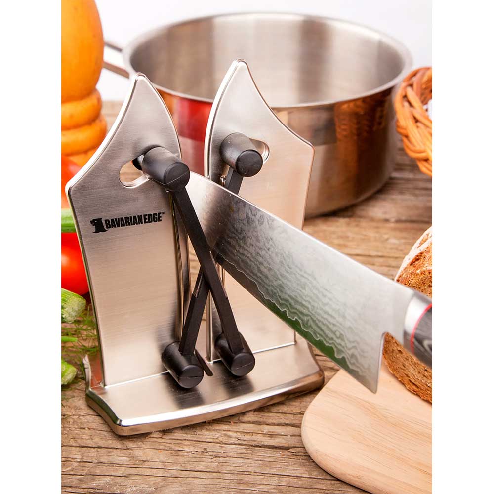Dispozitiv pentru ascutit cutite MEDIASHOP Bavarian Edge M17248, argintiu 