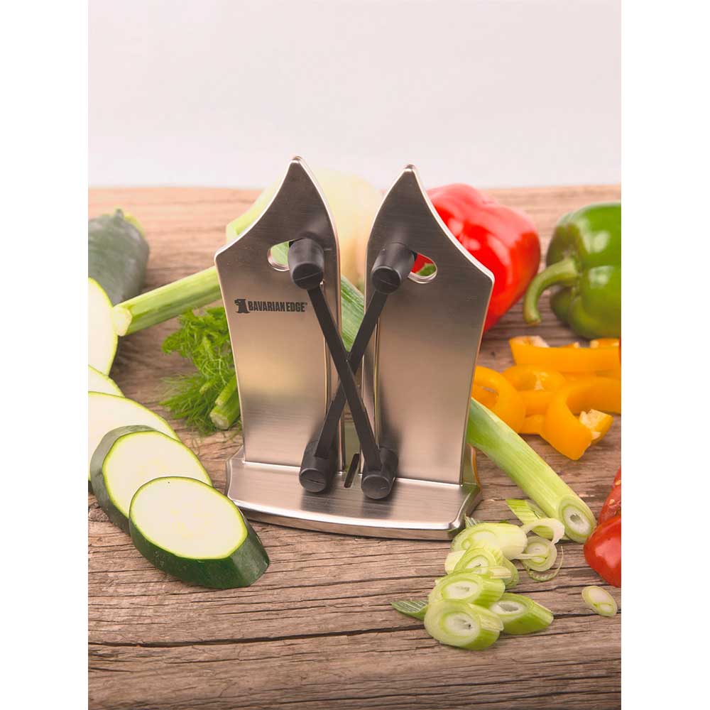Dispozitiv pentru ascutit cutite MEDIASHOP Bavarian Edge M17248, argintiu 