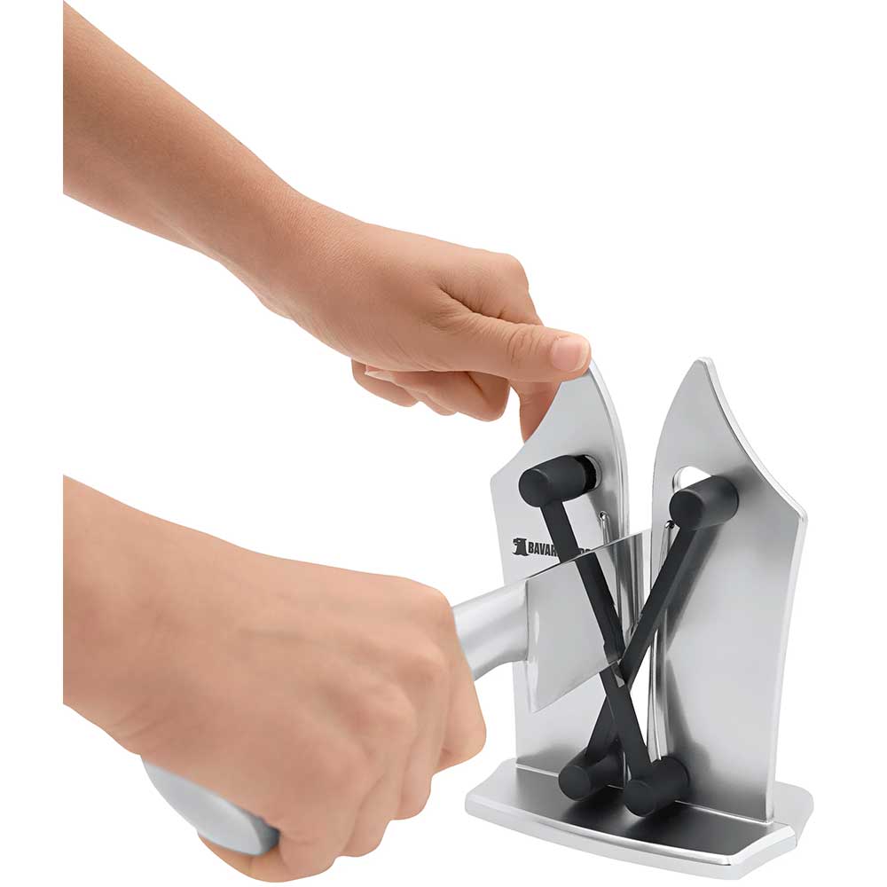 Dispozitiv pentru ascutit cutite MEDIASHOP Bavarian Edge M17248, argintiu 