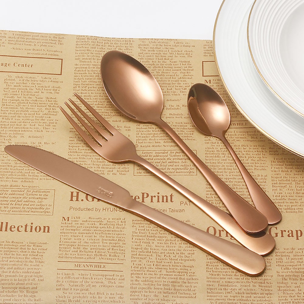 Set tacamuri MYRIA MC4014RS 24 piese, inox, rose