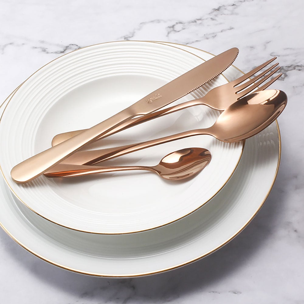 Set tacamuri MYRIA MC4014RS 24 piese, inox, rose