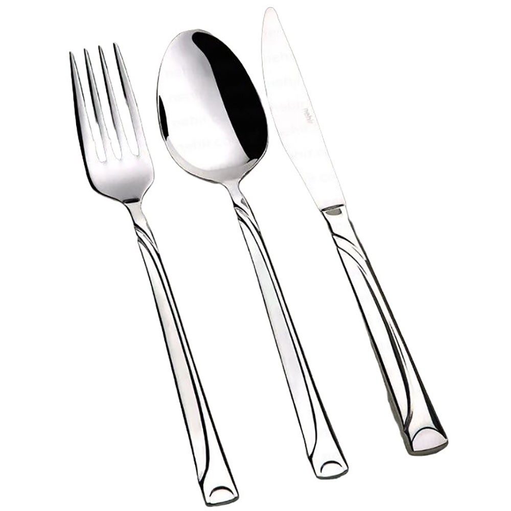 Set tacamuri NEHIR Fiesta, 36 piese, inox, argintiu