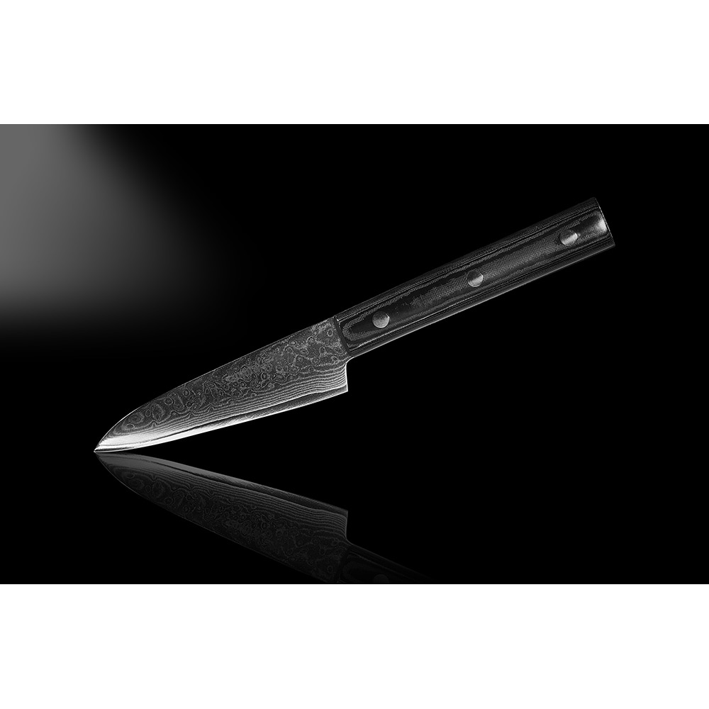 Cutit utilitar SAMURA Damascus SD67-0010M, 9.8cm, otel, negru