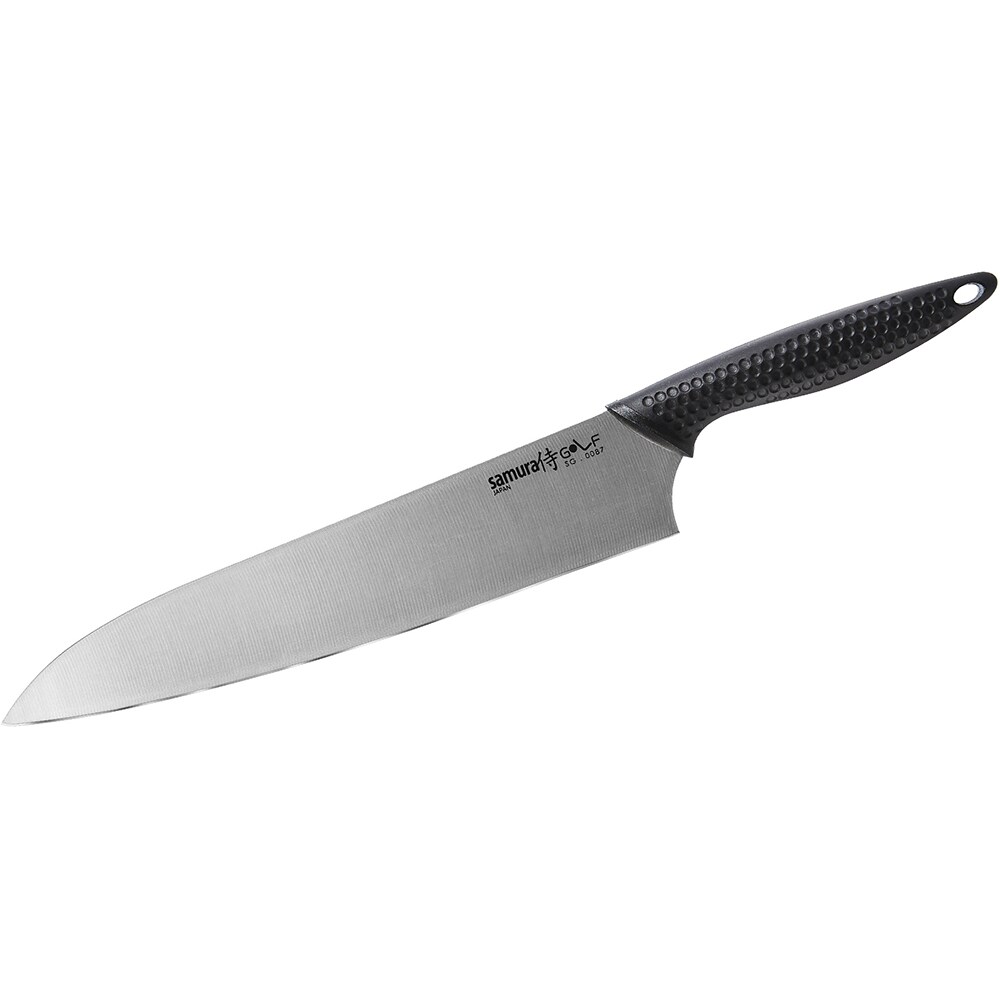 Cutit Chef SAMURA Golf SG-0087, 24cm, otel, negru