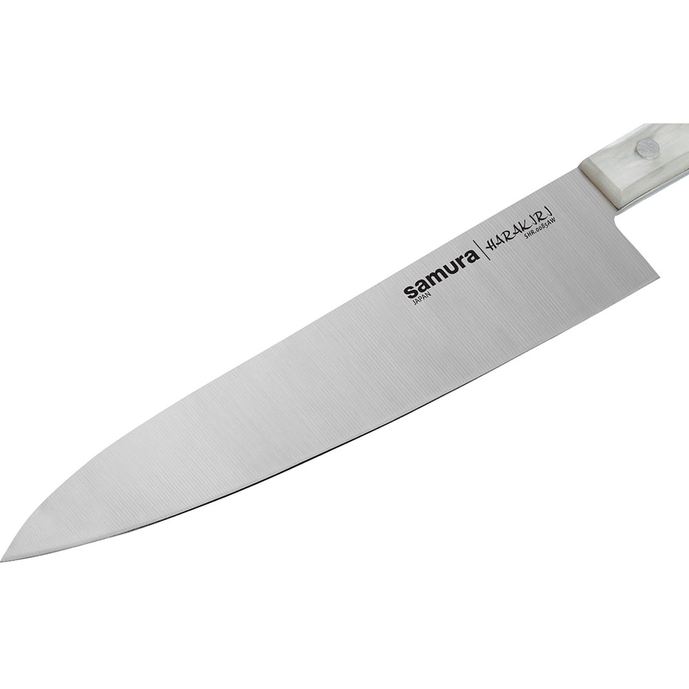 Cutit bucatarului SAMURA Chef Harakiri SHR-0085AW, 20.8cm, otel, alb