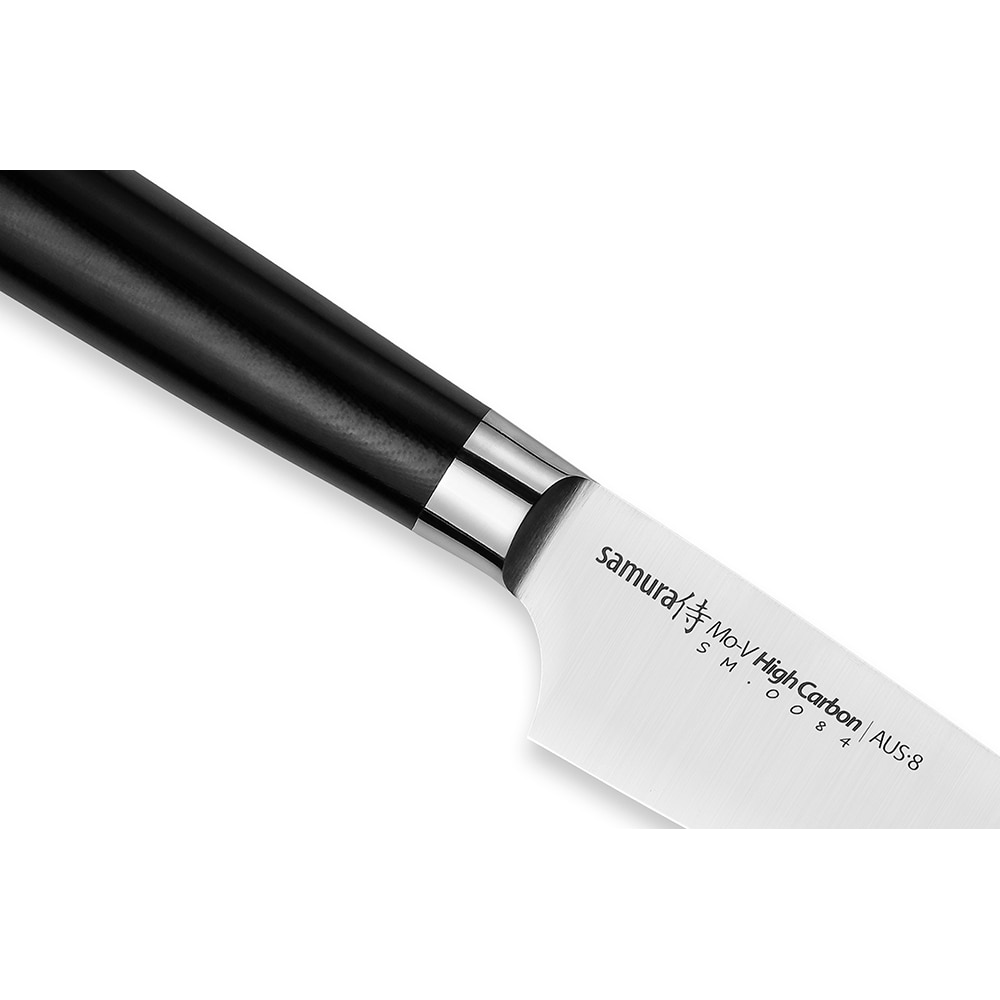 Cutit Chef SAMURA MO-V SM-0084, 15cm, otel, negru
