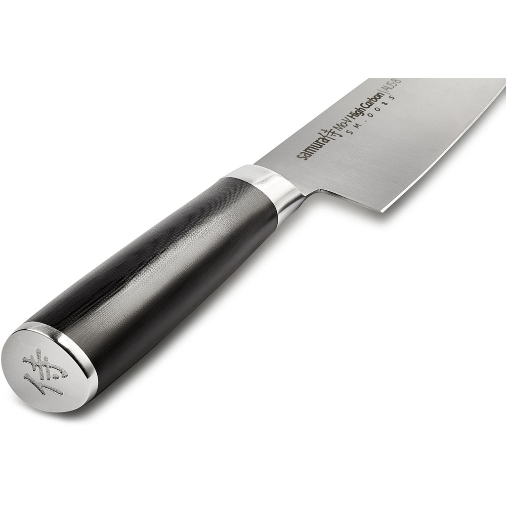 Cutit Chef SAMURA MO-V SM-0085, 20cm, otel, negru