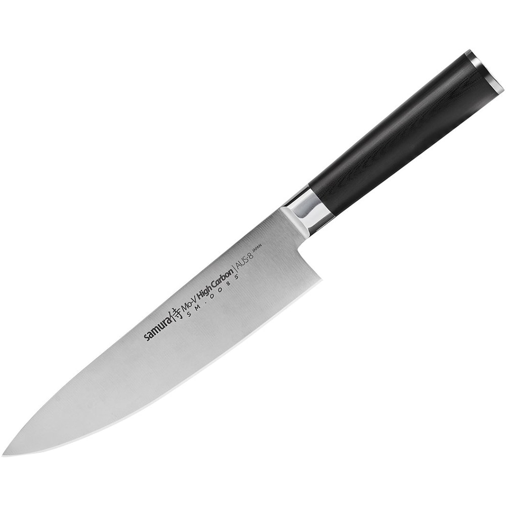 Cutit Chef SAMURA MO-V SM-0085, 20cm, otel, negru