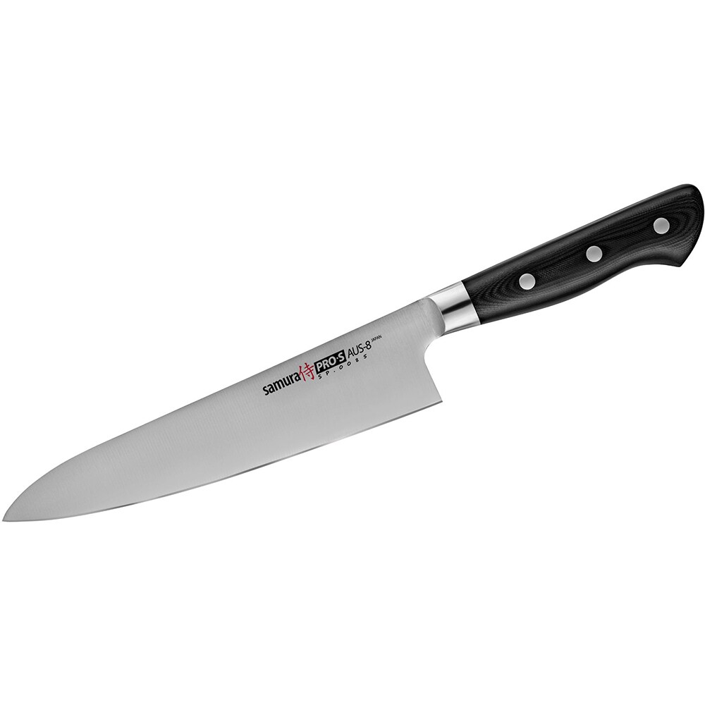 Cutit Chef SAMURA Pro-s SP-0085, 20cm, otel, negru