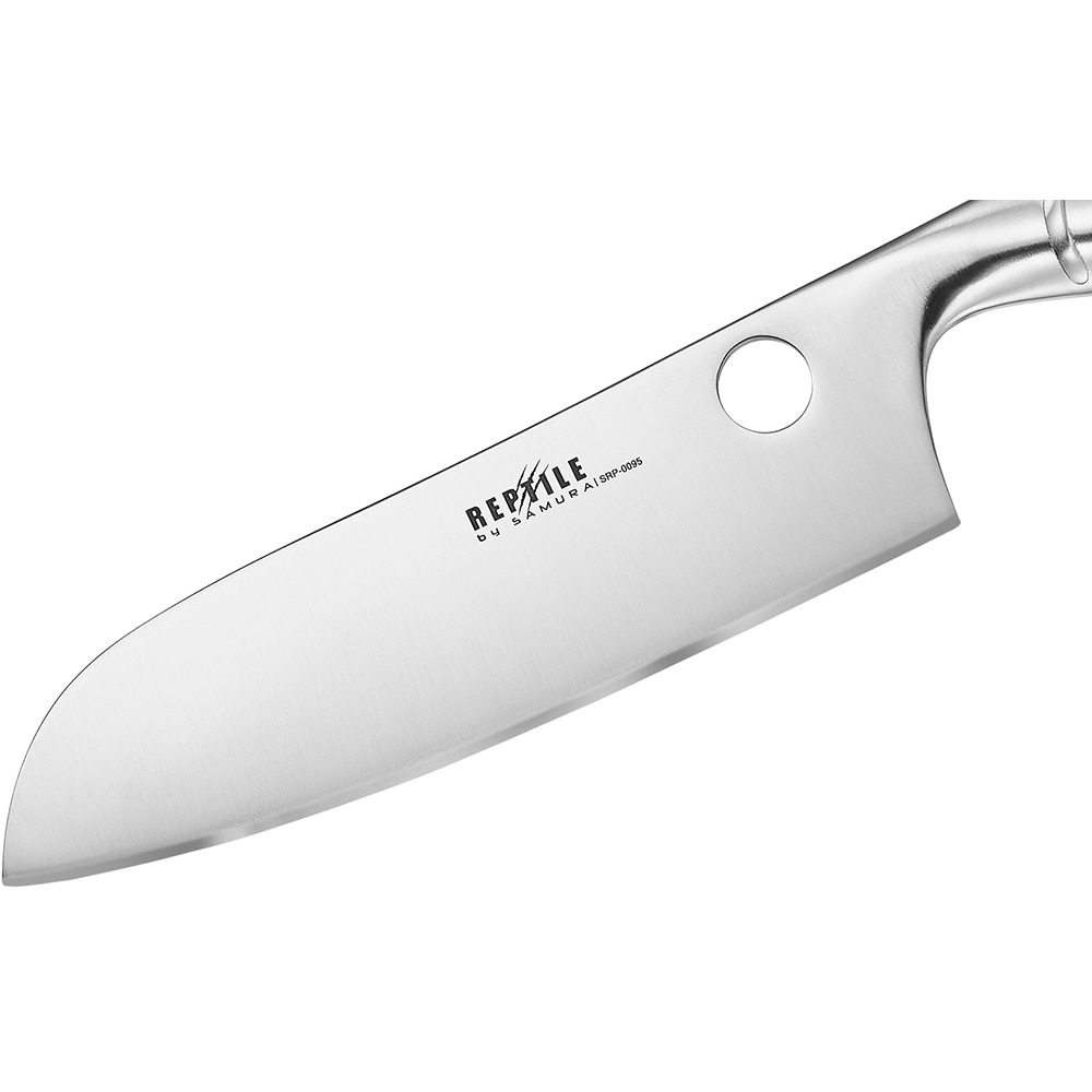 Cutit Santoku SAMURA Reptile SRP-0095, 17cm, otel, argintiu