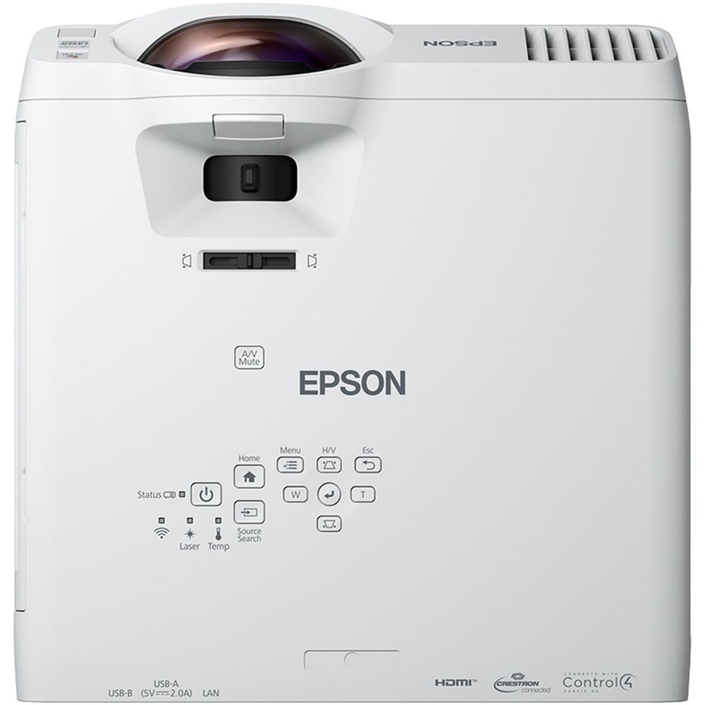 Videoproiector EPSON EB-L210SF, Full HD 1920 x 1080, 4000 lumeni, Wi-Fi, alb