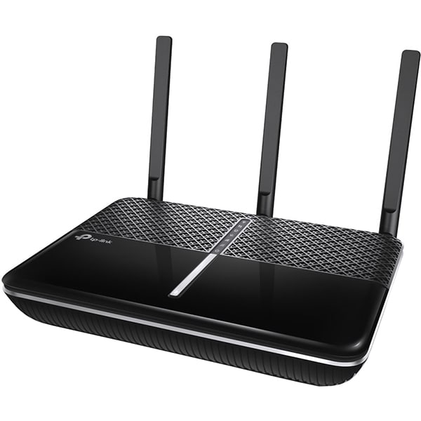 Router Wireless Gigabit AC2300 TP-LINK Archer C2300 V2, Dual Band 600 + 1733 Mbps, USB 3.0, negru
