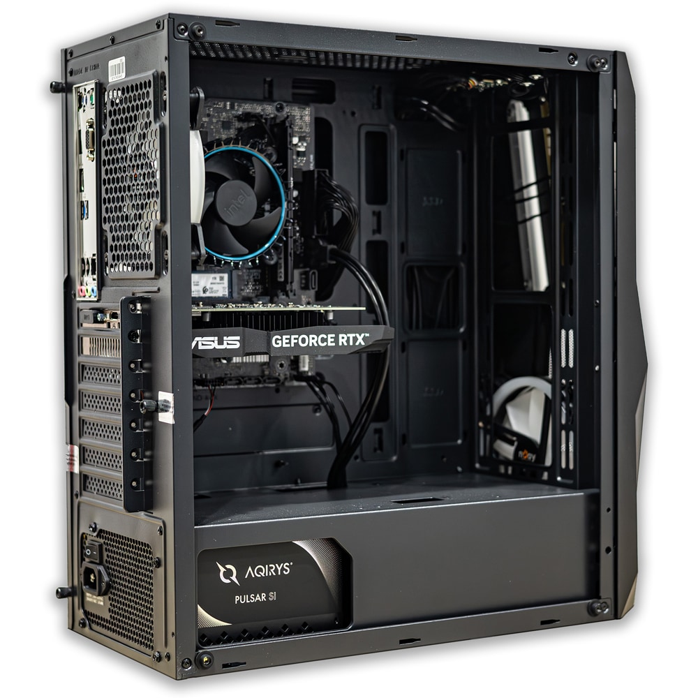 Sistem Desktop Gaming MYRIA Digital V42WIN Powered by ASUS, Intel Core I5-14400F pana la 4.7GHz, 16GB, SSD 1TB, NVIDIA GeForce RTX 3050 6GB, Windows 11 Home