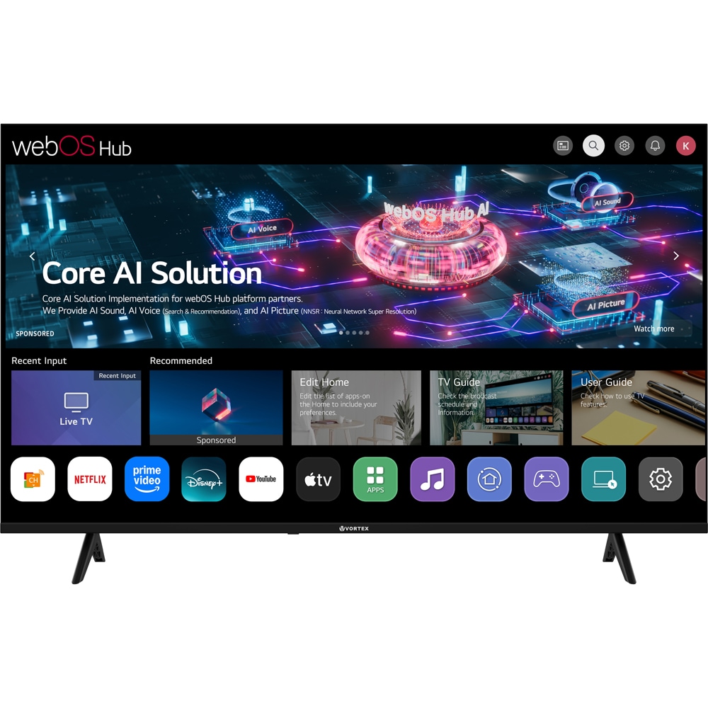 Televizor LED Smart VORTEX V43EKA1FWS, Full HD, 108cm