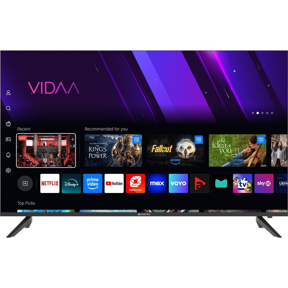 Televizor LED Smart VORTEX V50U401VS, Ultra HD 4K, 123cm