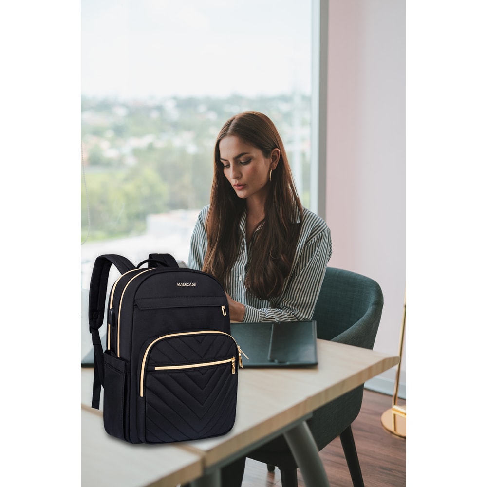 Rucsac laptop MAGICASE V8001, 15.6", negru