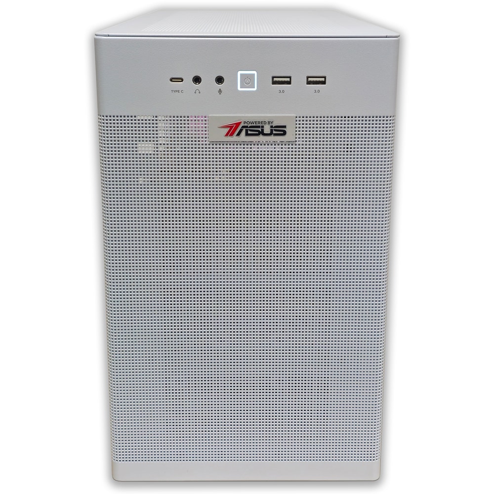 Sistem Desktop PC MYRIA STYLE V96W Powered by ASUS, AMD Ryzen 5 9600X pana la 5.4GHz, 32GB, SSD 1TB, NVIDIA GeForce RTX 5070 12GB, Windows 11 Home