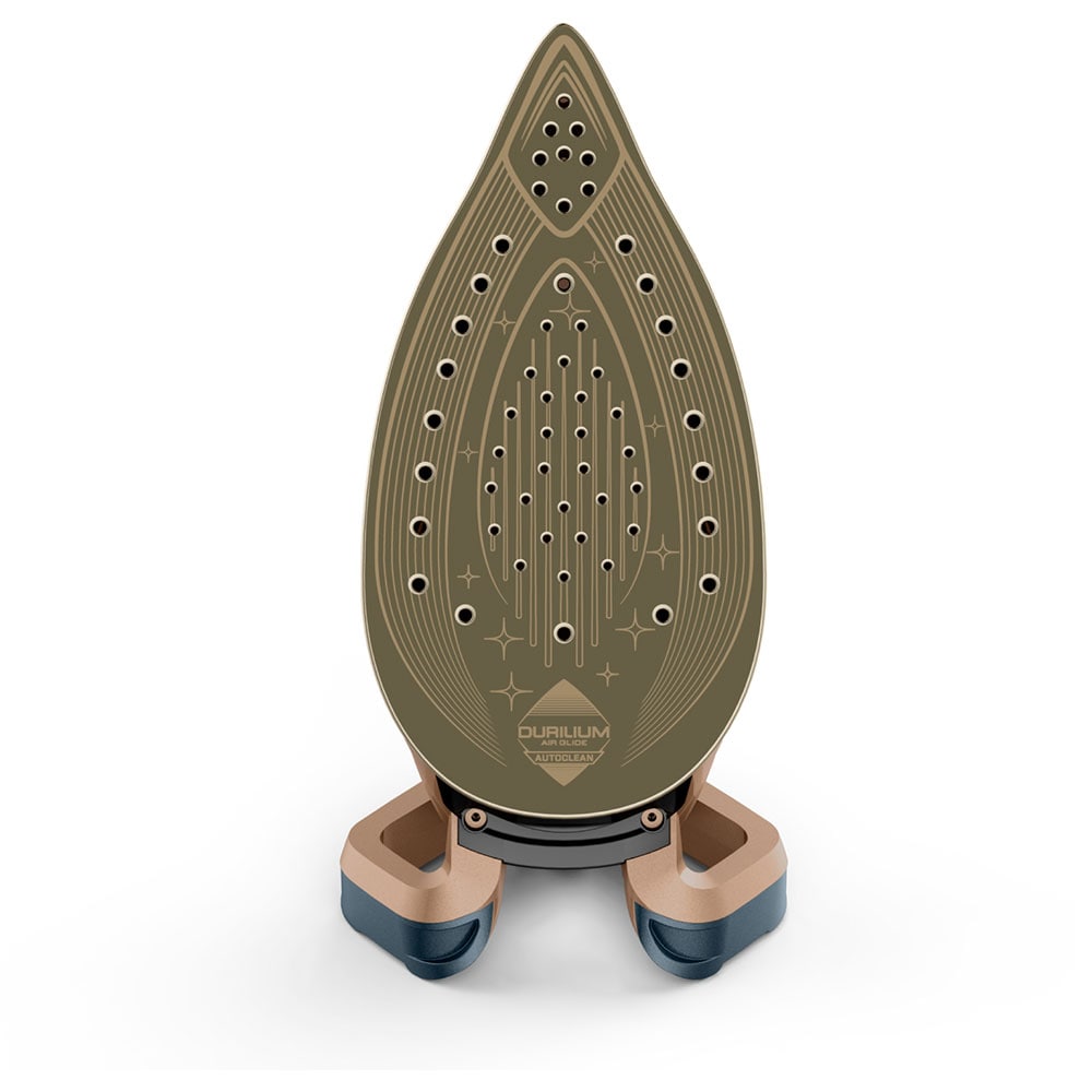 Statie de calcat TEFAL Pro Express Vision Max GV9920E0, 3000W, 850g/min, 1.2l, talpa Durilium AirGlide AutoClean, verde-bronz