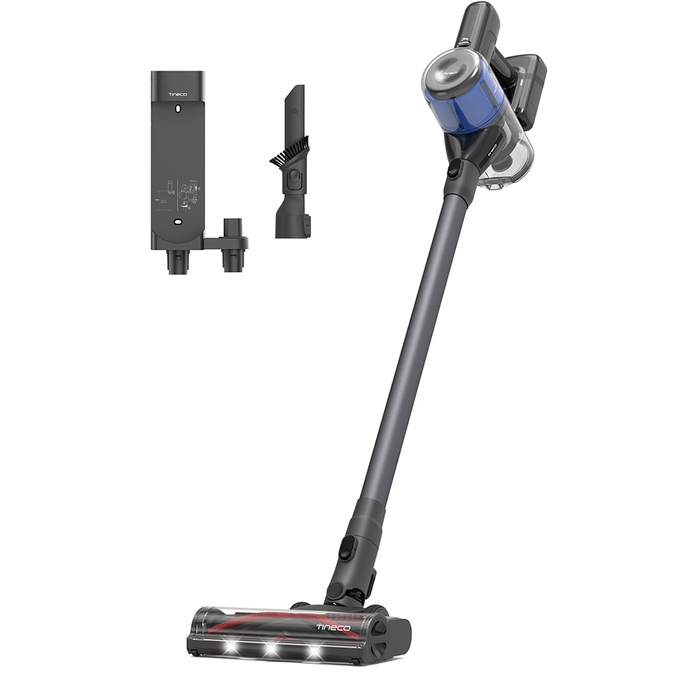 Aspirator vertical TINECO Pure One S30 VA201100DE, 0.6l, 25.2V, autonomie max 45 min, negru-albastru