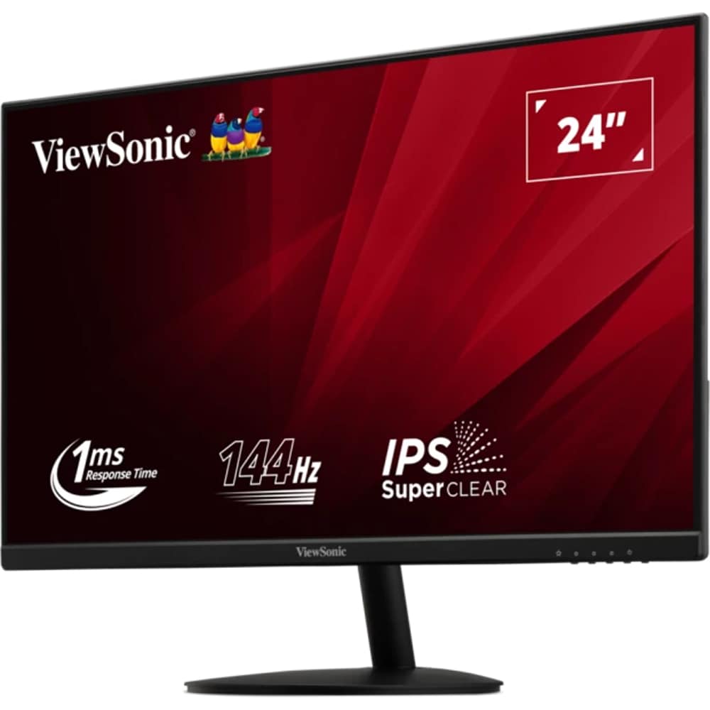 Monitor LED IPS ViewSonic VA24E2-H, 23.8", Full HD, 144Hz, Adaptive Sync, negru