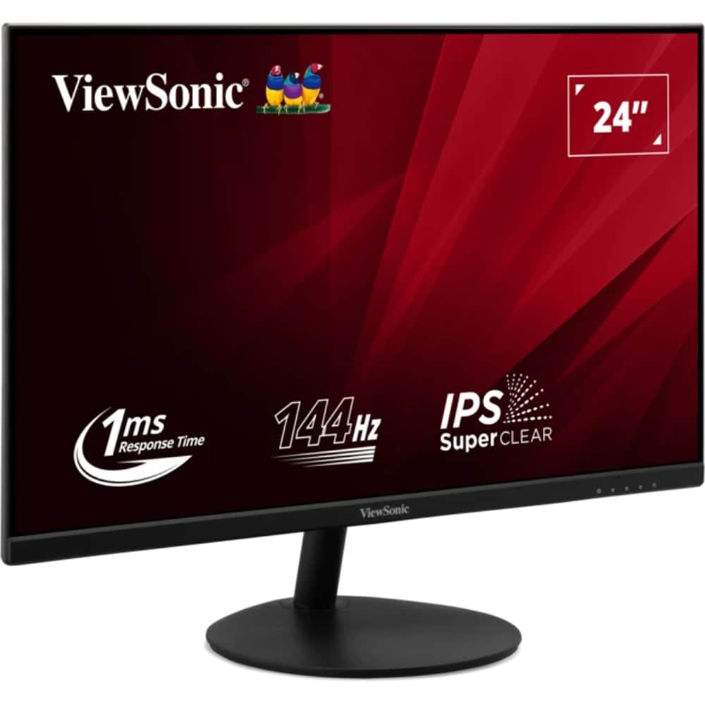 Monitor LED IPS ViewSonic VA24E2-H, 23.8", Full HD, 144Hz, Adaptive Sync, negru