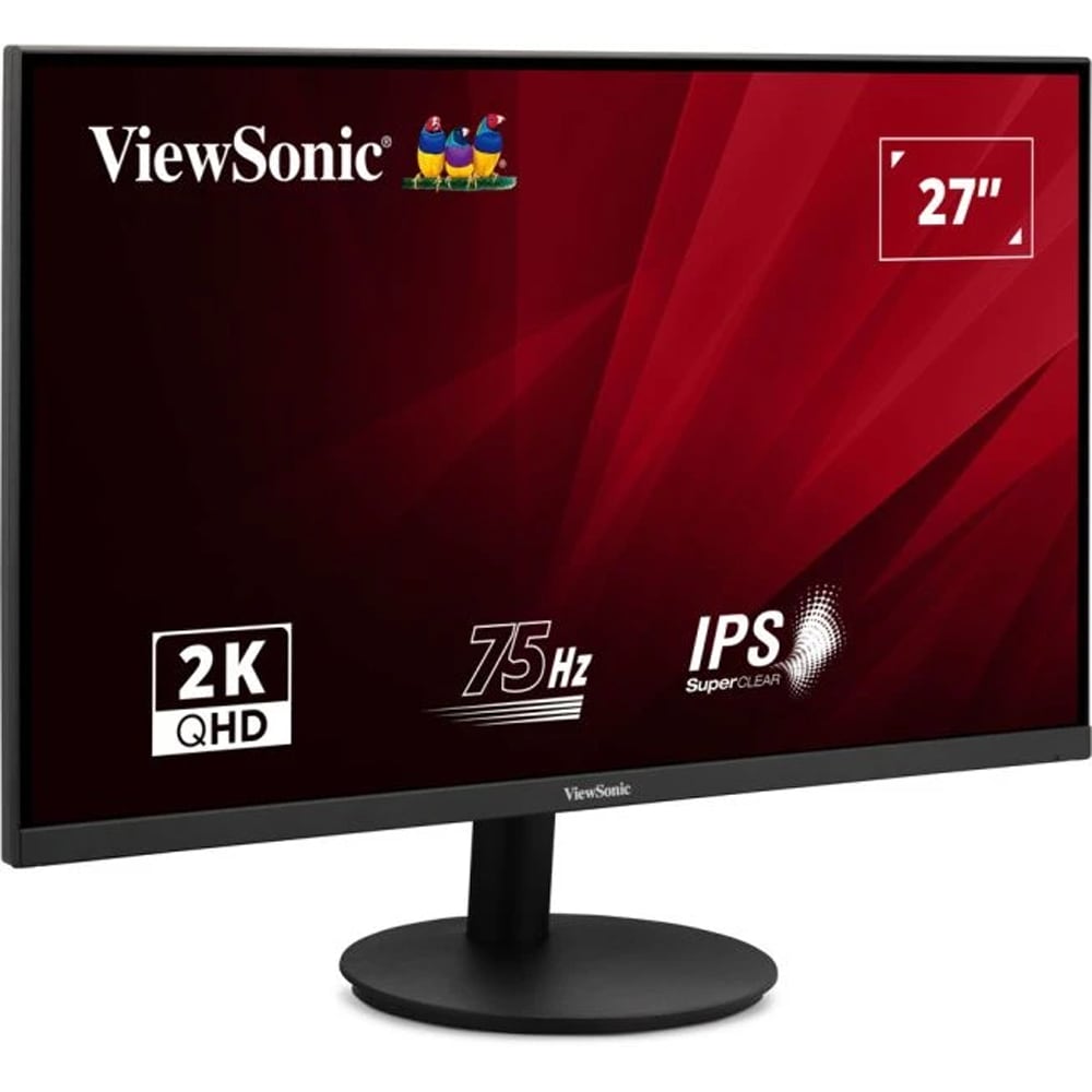 Monitor LED IPS ViewSonic VA2708-2K-HD-2, 27", QHD, 75Hz, HDR10, negru