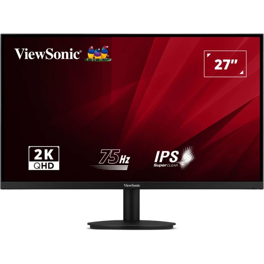 Monitor LED IPS ViewSonic VA2708-2K-HD-2, 27", QHD, 75Hz, HDR10, negru