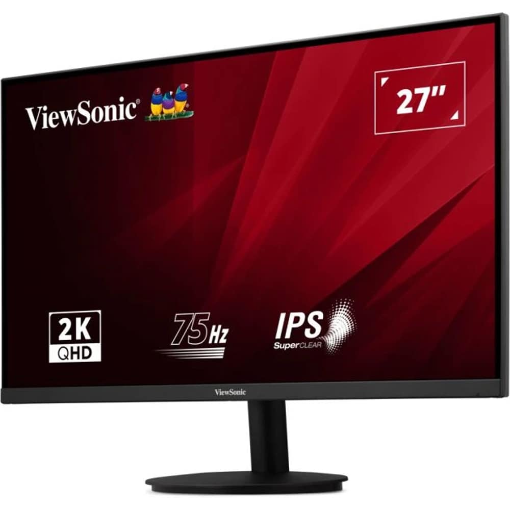 Monitor LED IPS ViewSonic VA2708-2K-HD-2, 27", QHD, 75Hz, HDR10, negru