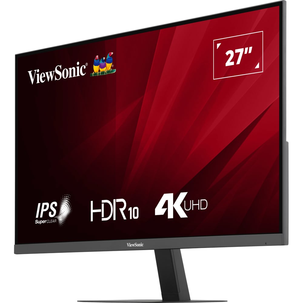 Monitor LED IPS VIEWSONIC VA2708-4K-HD, 27", UHD, 60Hz, HDR10, Flicker-Free, negru