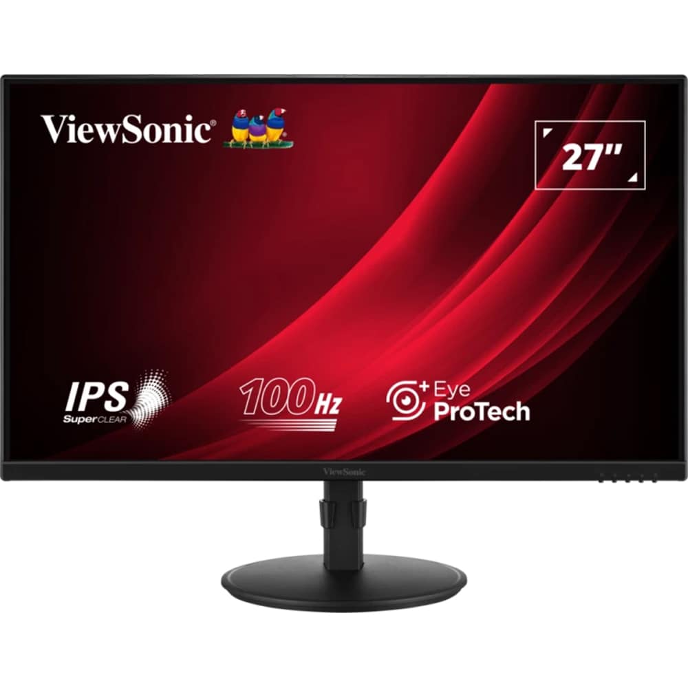 Monitor LED IPS ViewSonic VA2708-HDJ, 27", Full HD, 100Hz, Eye ProTech+, negru
