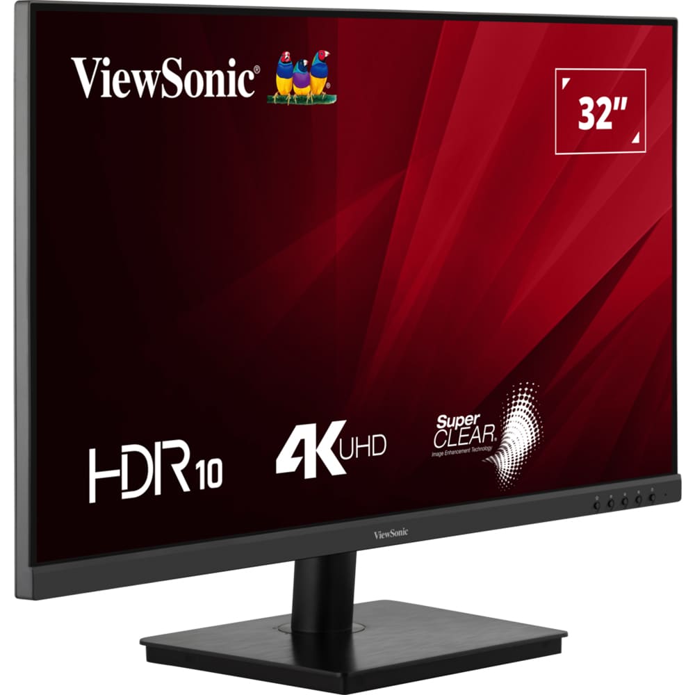 Monitor LED VA VIEWSONIC VA3208-4K-HD, 32", UHD, 60Hz, HDR10, Flicker-Free, negru