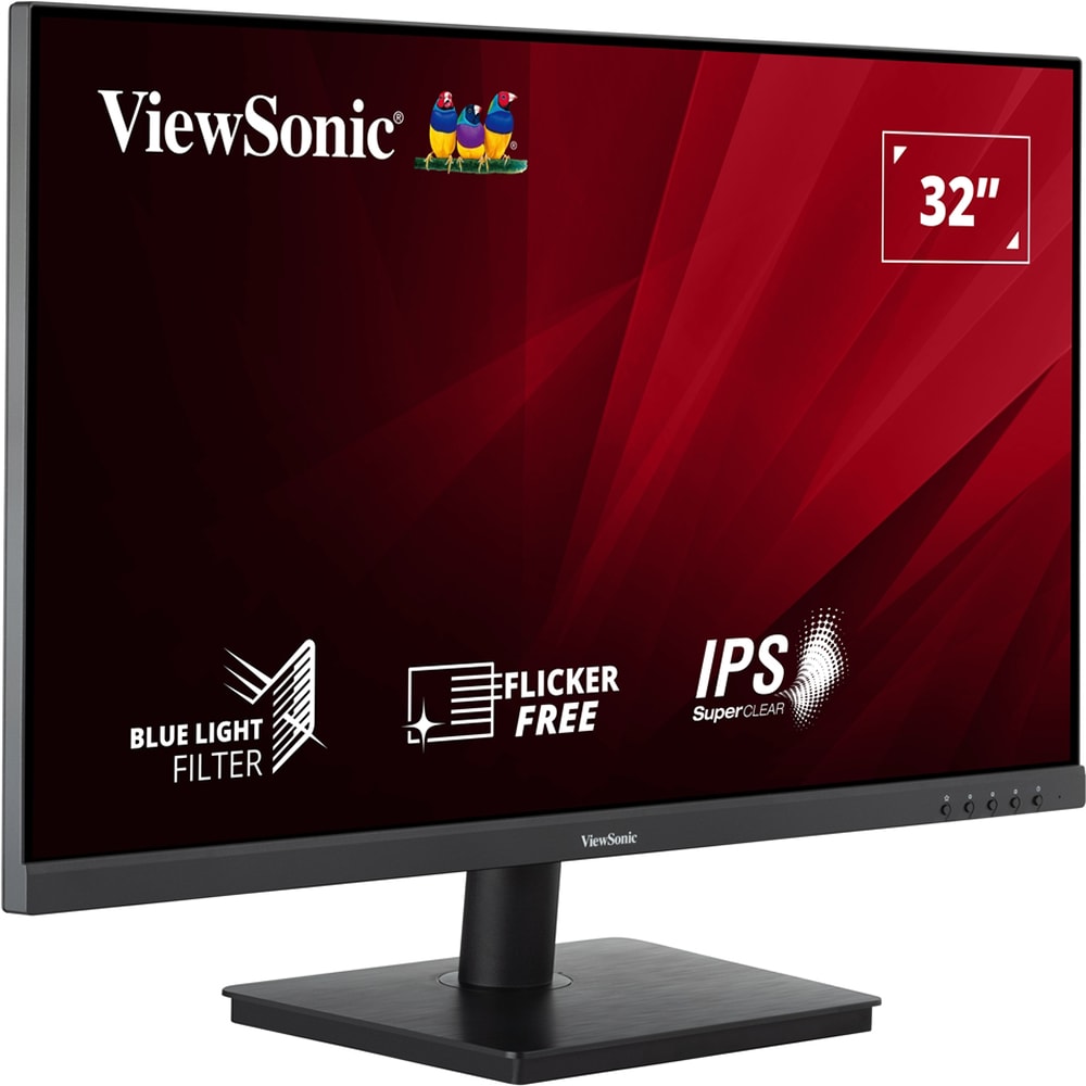 Monitor LED IPS VIEWSONIC VA3209-2K-MHD, QHD, 75Hz, HDR10, Flicker-Free, negru