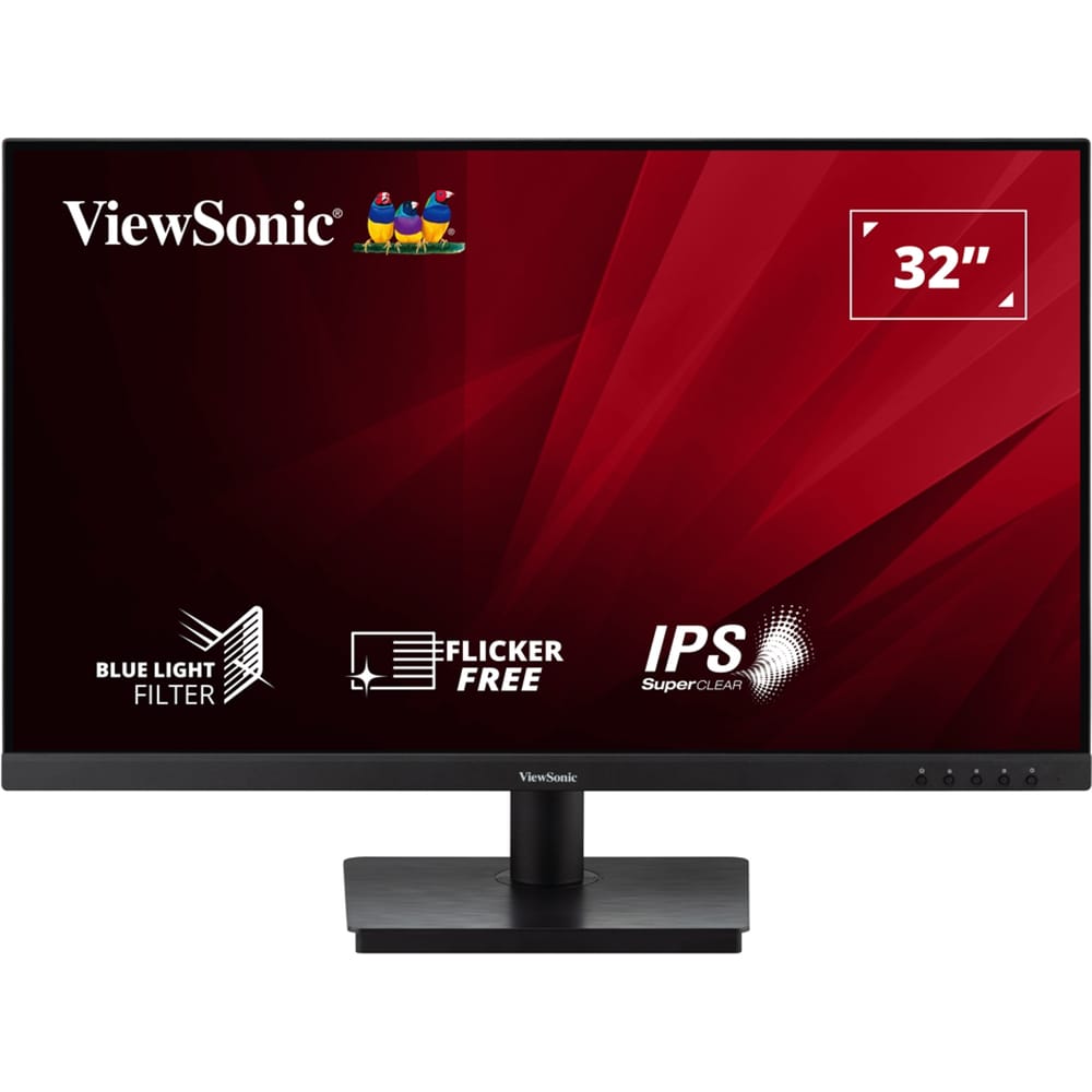 Monitor LED IPS VIEWSONIC VA3209-2K-MHD, QHD, 75Hz, HDR10, Flicker-Free, negru