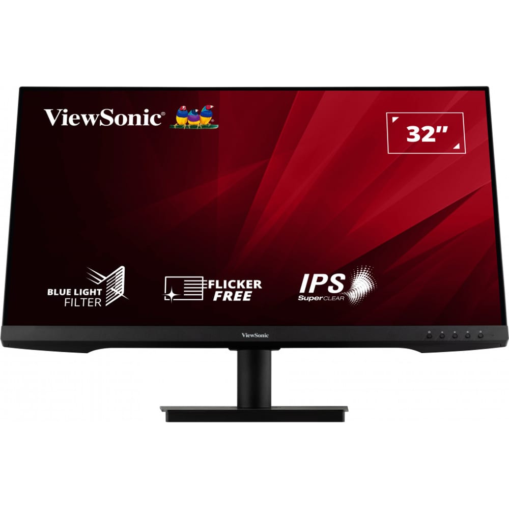 Monitor LED IPS VIEWSONIC VA3209-MH, 32", Full HD, 75Hz, Flicker-Free, negru