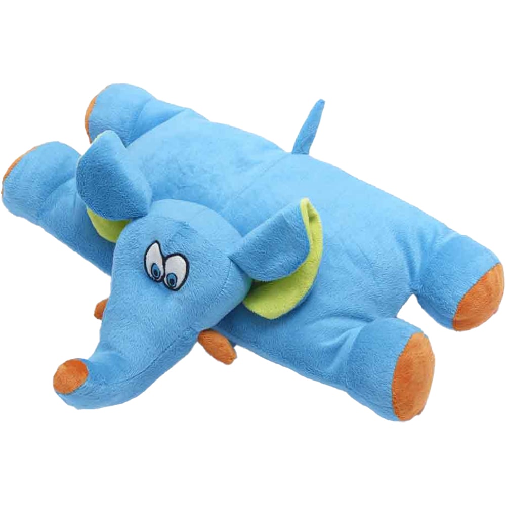 Perna de calatorie TRAVEL BLUE Elefantul Trunky, albastru-portocaliu