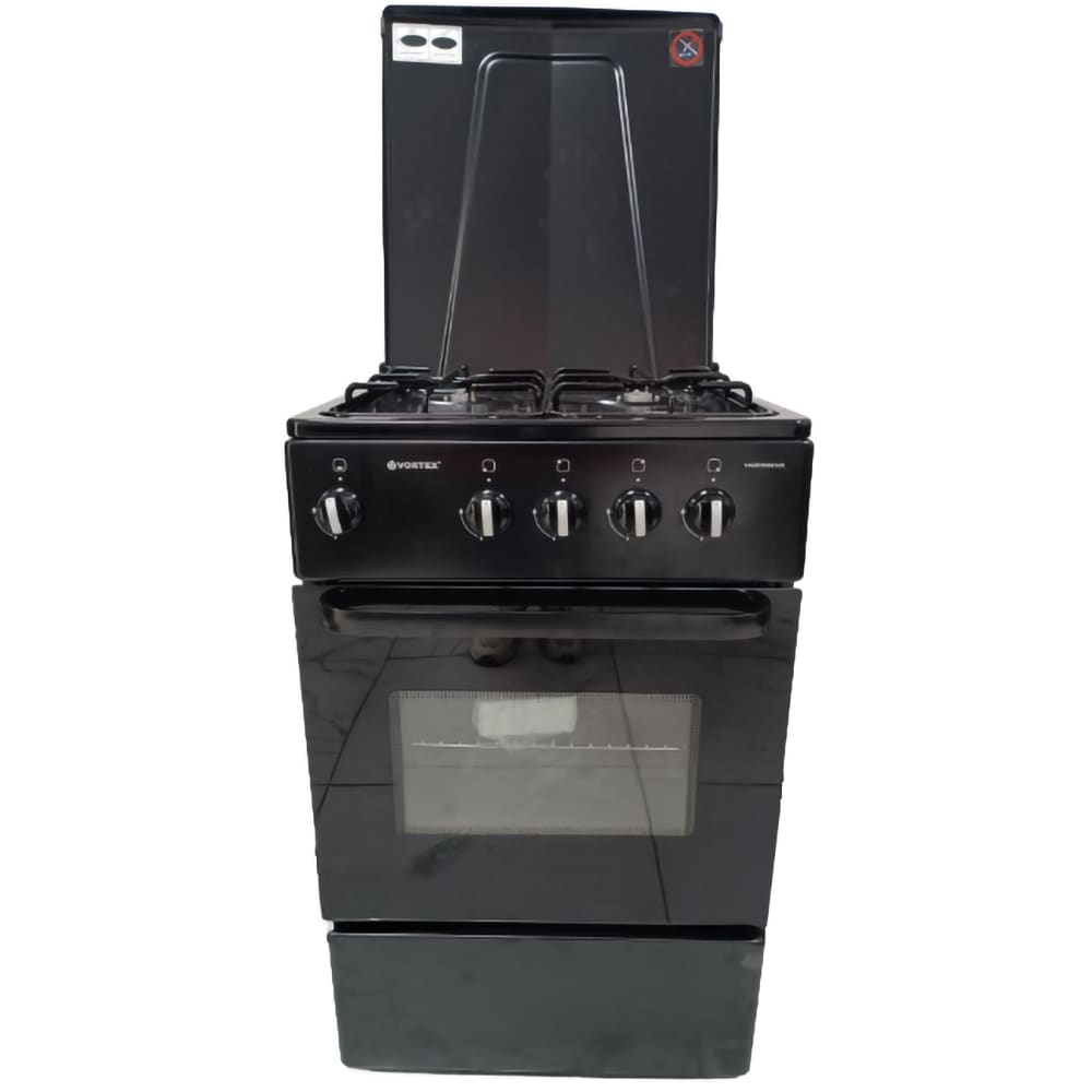 Aragaz VORTEX VAG5050BK02K, 4 arzatoare, Gaz, L 50 cm, negru