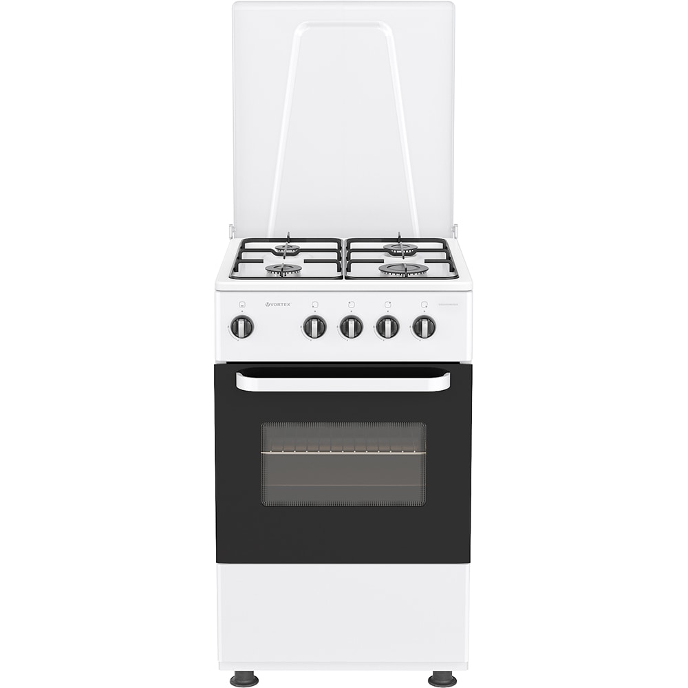 Aragaz VORTEX VAG5050WH02K, 4 arzatoare, Gaz, L 50 cm, alb