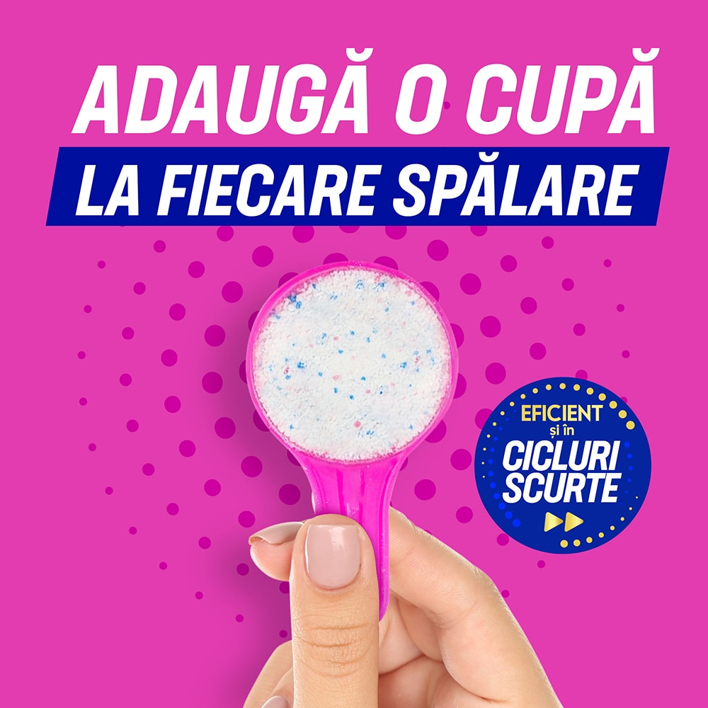 Pudra pentru indepartarea petelor VANISH Oxi Action, haine colorate, 470g