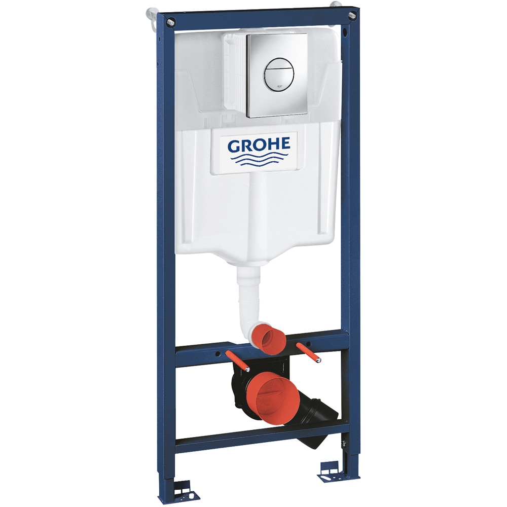 Set rezervor WC incastrat GROHE Rapid SL 3in1 38860000, 6-9 l, crom