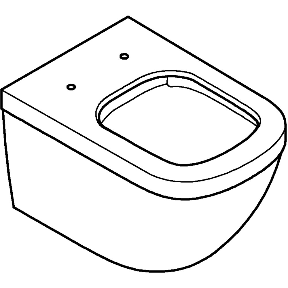 Vas WC GROHE Euro Ceramic 3932800H, montaj suspendat, evacuare orizontala, alb