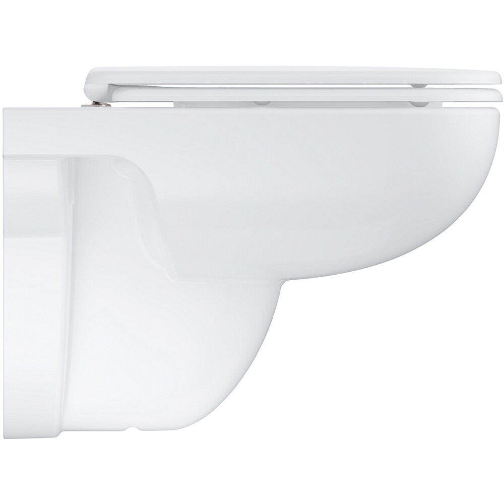 Vas WC GROHE Start Edge 39815000, montaj suspendat, evacuare orizontala, cu capac, alb