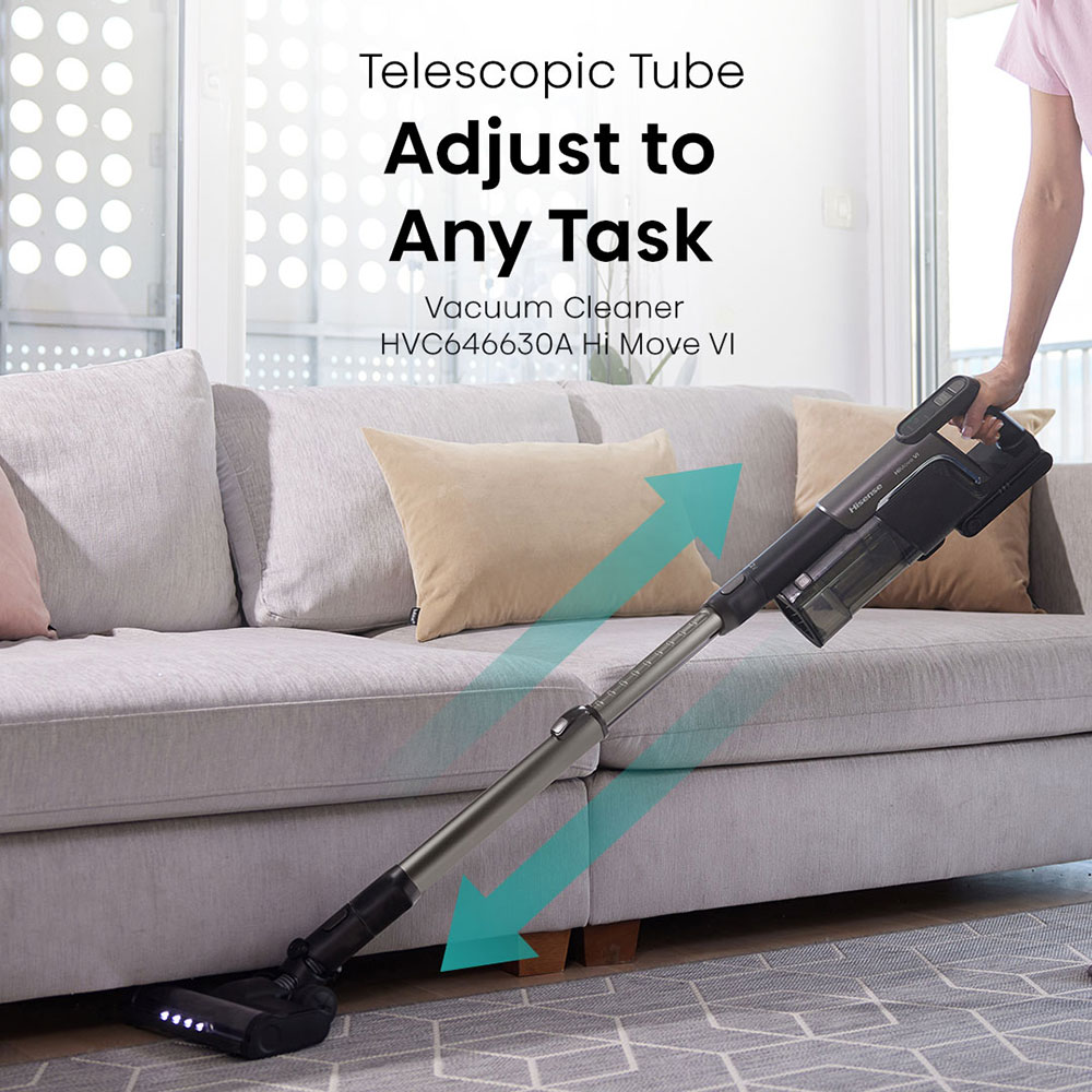 Aspirator vertical HISENSE HVC646630A, 0.7l, 25.2V, autonomie max 55 min, antracit-negru