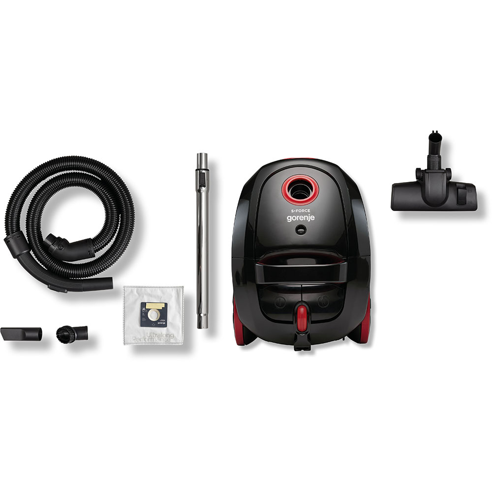 Aspirator cu sac GORENJE VCE21SFBKR, 850W, 78dB, negru