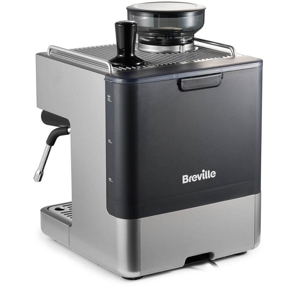 Espressor manual BREVILLE Barista Classic VCF186X-01, 1.8l, 1550W, 15 bar, argintiu-negru