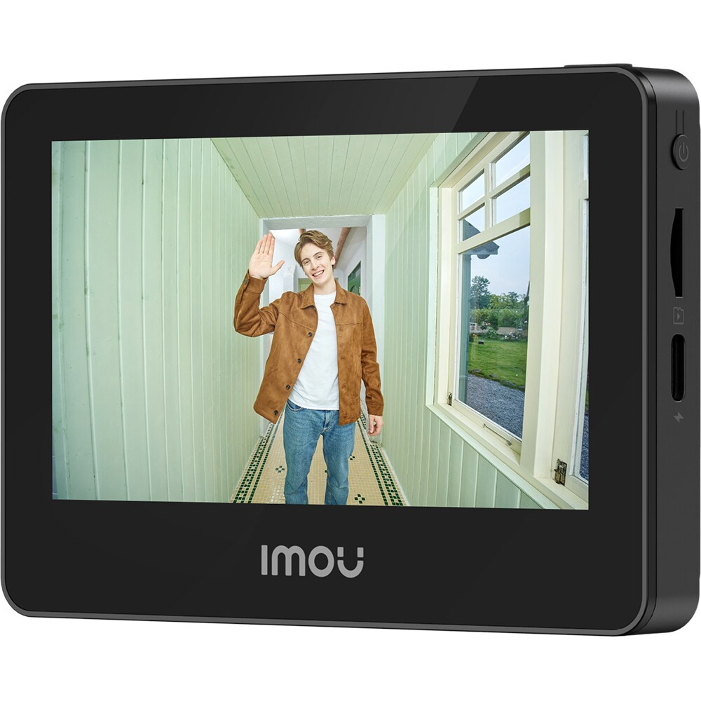 Vizor inteligent IMOU 5M0S, 4", Wi-Fi, 5MP, Wi-Fi 6, 2.4/5Ghz, negru
