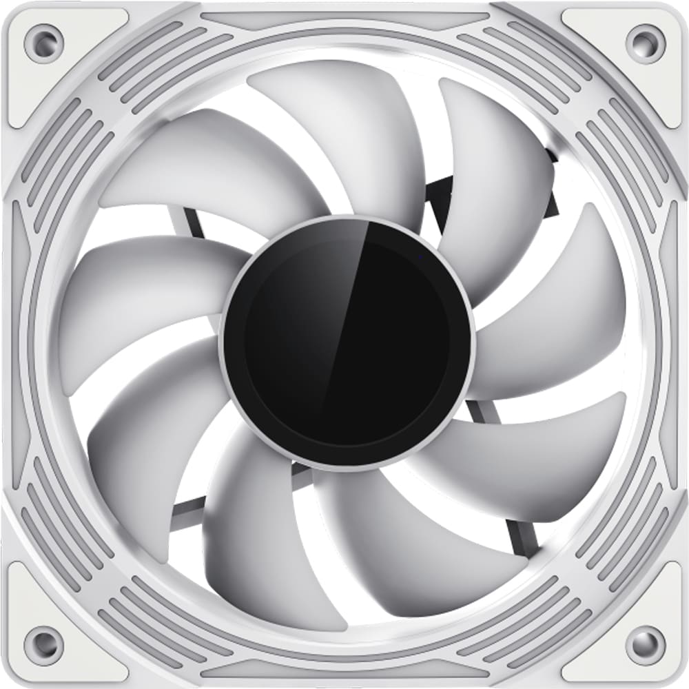 Ventilator GAMEMAX FN12A-C8I-W, 120mm, iluminare ARGB, VEGMFN12AC8IWH