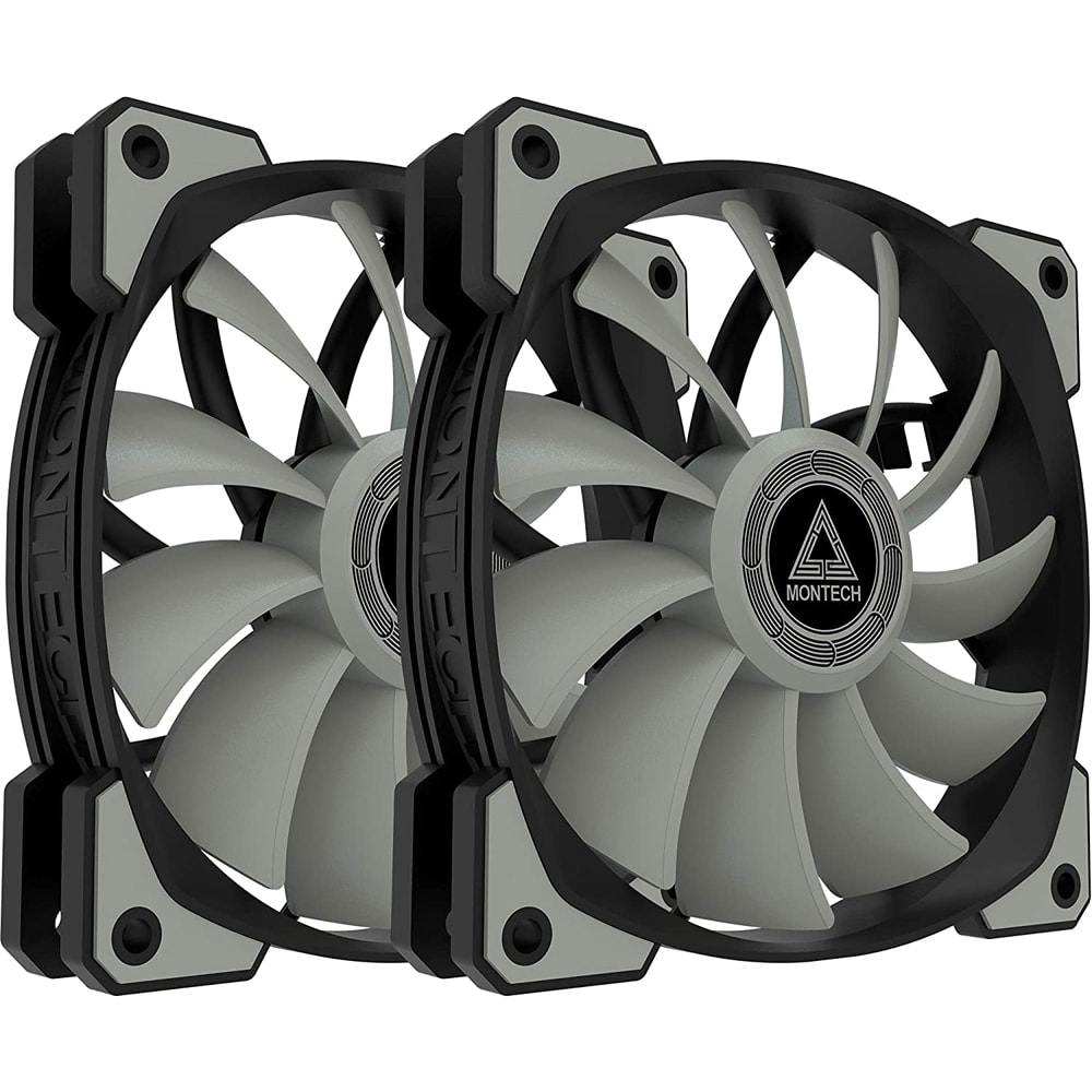 Set 2 ventilatoare MONTECH Air Fan P120, 120 mm, VEMTKITAP120