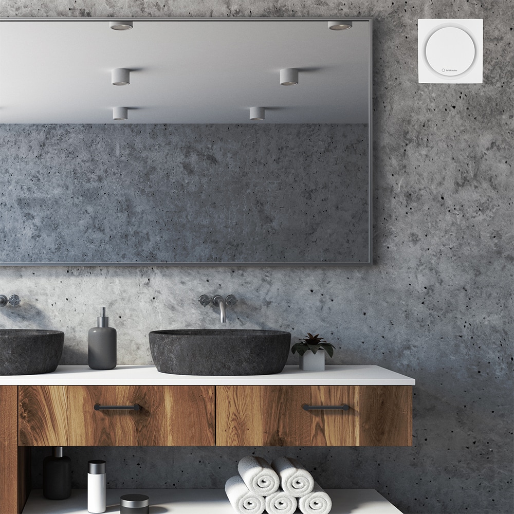 Ventilator baie extractor Turbionaire RING 100 SW, 15W, 80mc/h, 100mm, alb