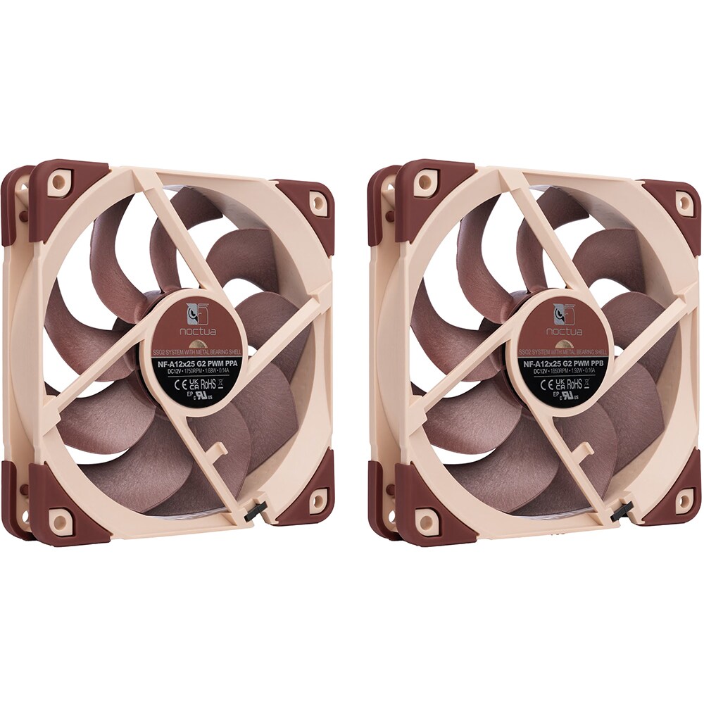 Ventilator NOCTUA NF-A12X15 G2 PWM SX2-PP, 2x120 mm